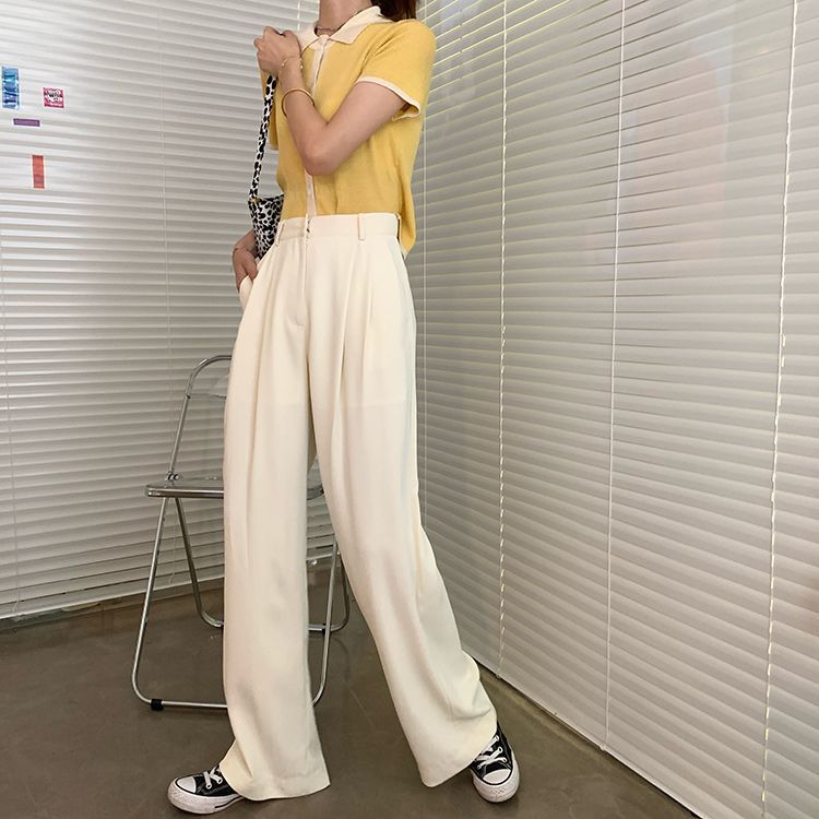 Wide-Leg Dress Pants dd8 MK Kawaii Store