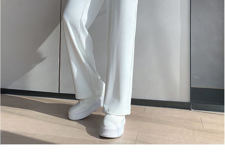 High-Waist Wide-Leg Dress Pants dd24 MK Kawaii Store