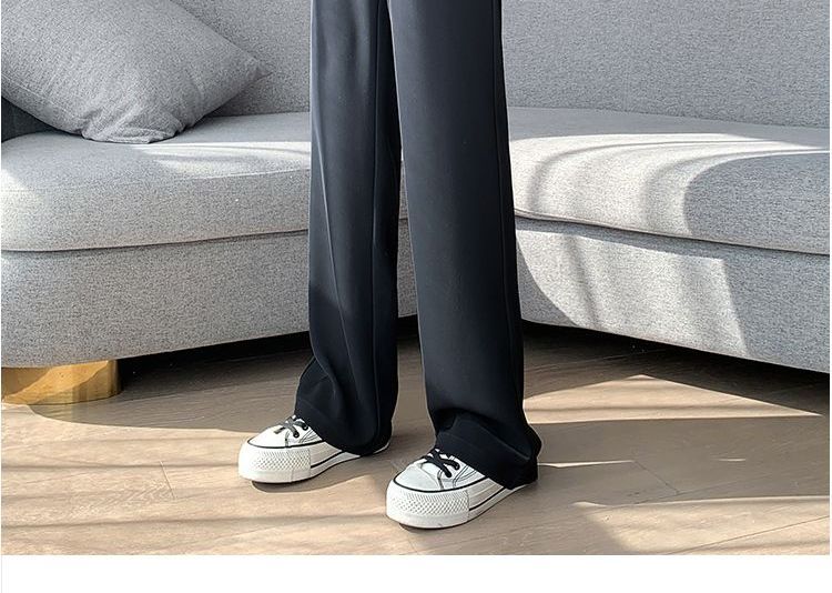 High-Waist Wide-Leg Dress Pants dd24