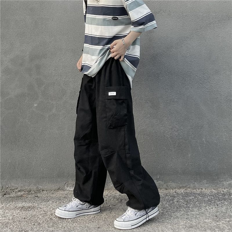 Wide-Leg Cargo Pants dd34 MK Kawaii Store