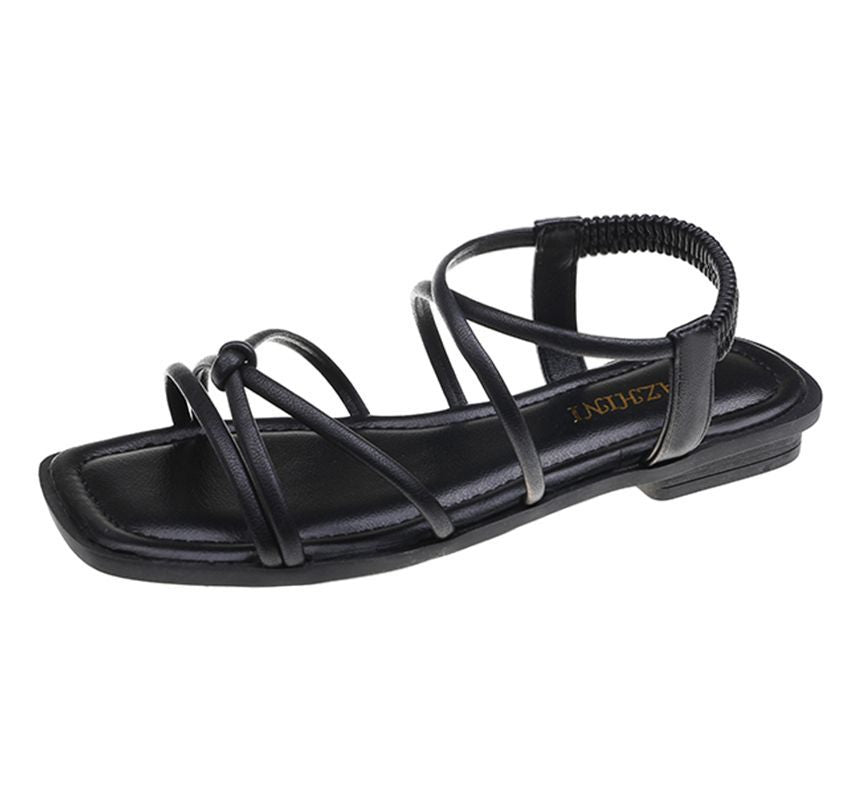 Strappy Flat Sandals cc7 MK Kawaii Store