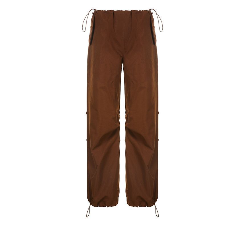 High Waist Wide Leg Cargo Pants dd2 MK Kawaii Store