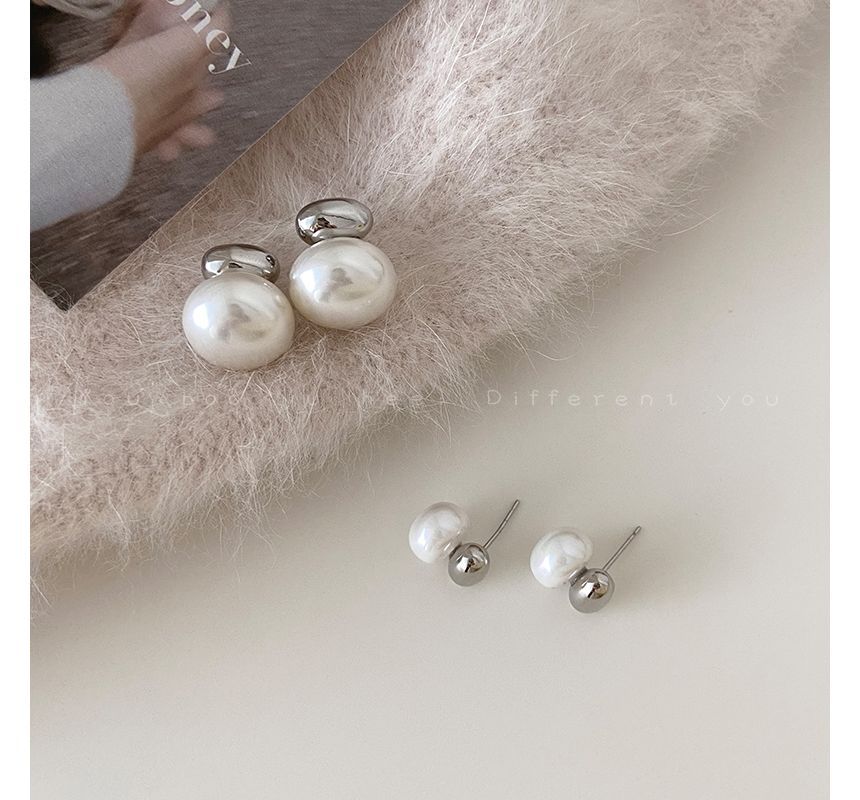 Faux Pearl Drop Earring IL22 MK Kawaii Store