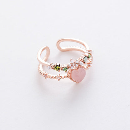 Zircon Vintage Ring MK Kawaii Store