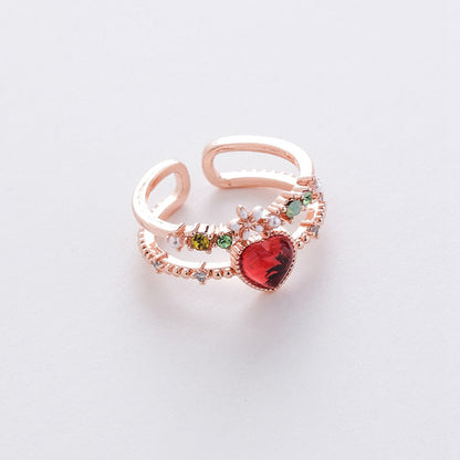 Zircon Vintage Ring MK Kawaii Store