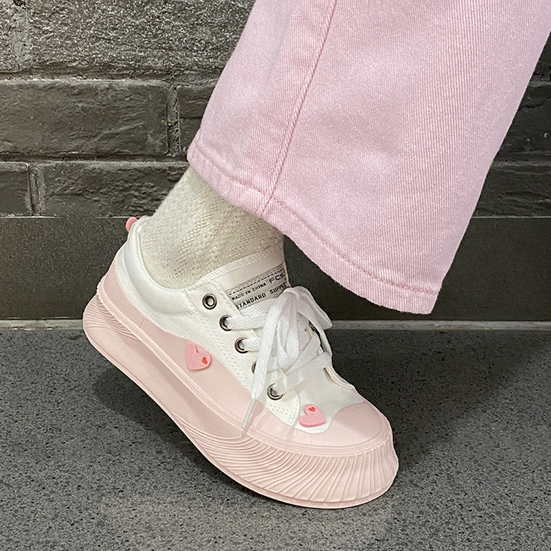 Love Cute Plush Canvas Shoes - Kimi