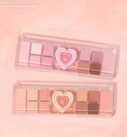 All Take Mood Like Heart-shaped Eyeshadow Palette - Kimi MK Kawaii Store