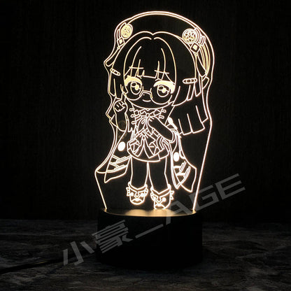 Honkai Star Rail Bailu March 7th Jing Yuan Dres Lamps ON775 KawaiiMoriStore