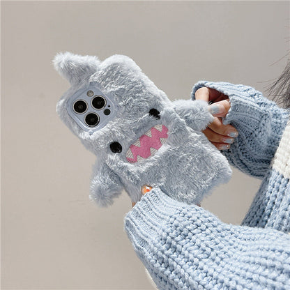 Cute Shark Fluffy iPhone Case MK18861 MK Kawaii Store