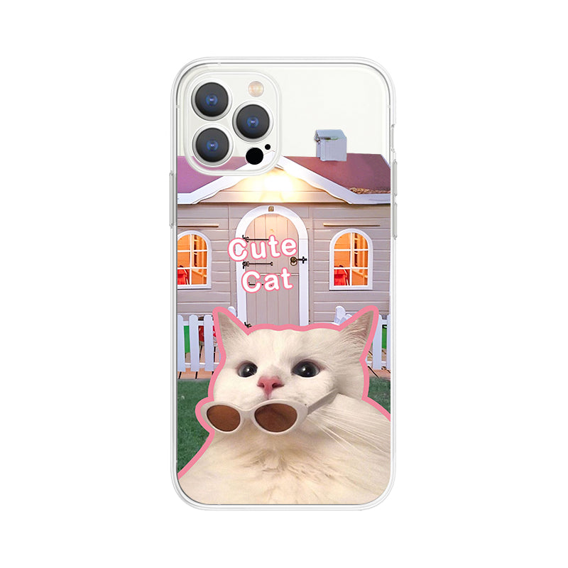 Sunglass Cat Dog Phone Case Susan