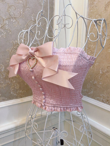 Pink Bow Tube Top Susan