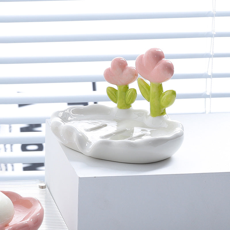Kawayi  Flower Ceramic Plate - Kimi