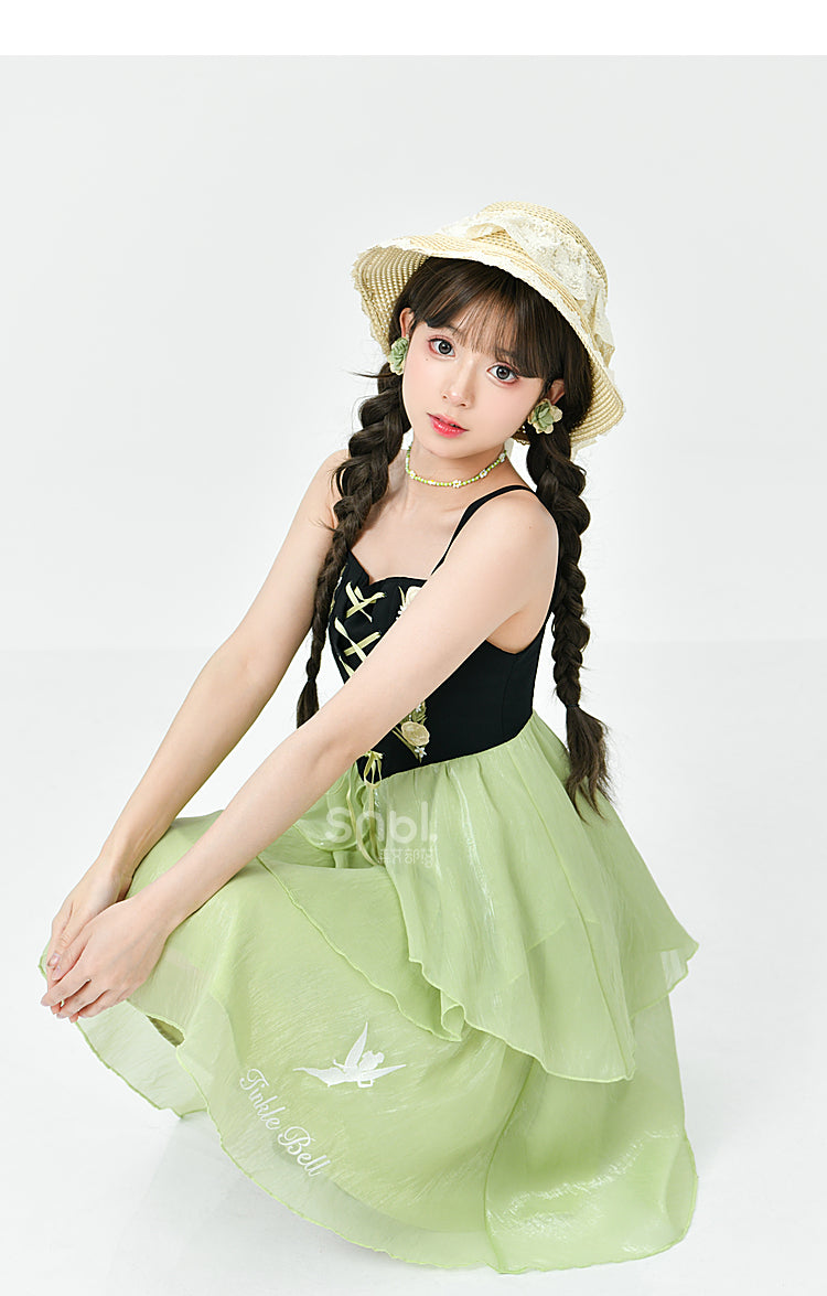 Spring Lovely Flower Girl Green Dress ON622 ONI