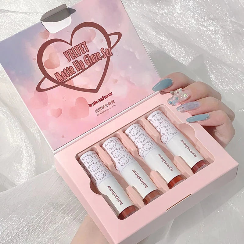 Cute Bear Mini Lip Gloss Set MK Kawaii Store