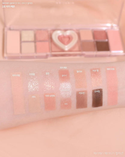 All Take Mood Like Heart-shaped Eyeshadow Palette - Kimi MK Kawaii Store