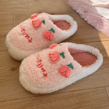 Tulip Fluffy Winter Slippers MK Kawaii Store