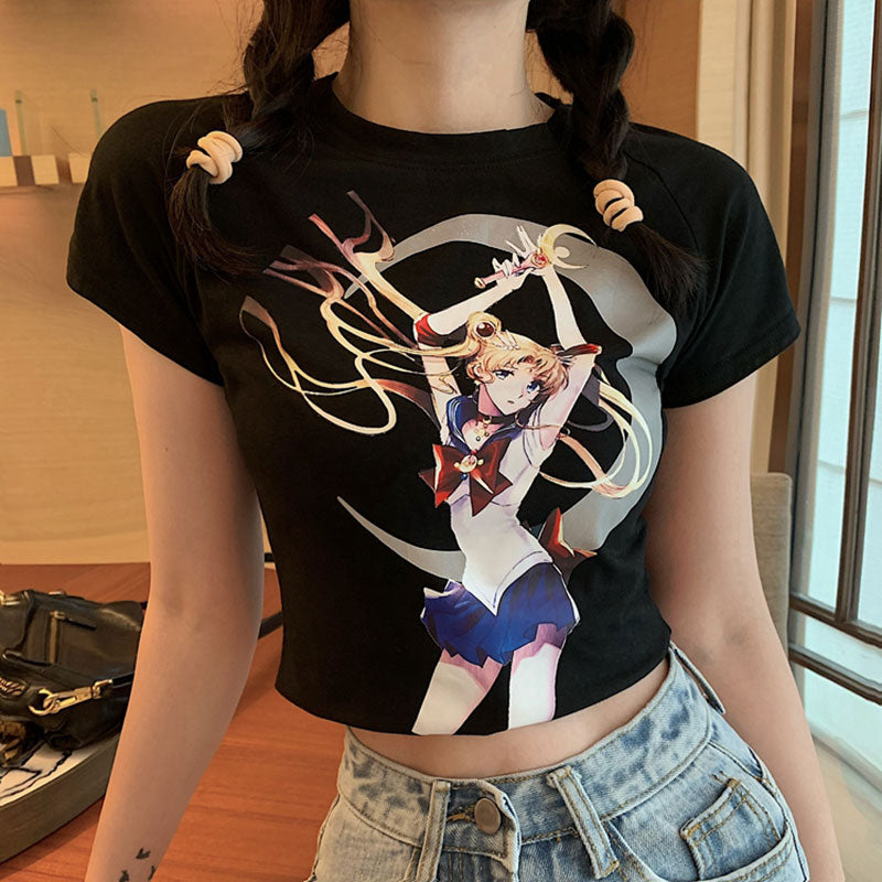 Sailor Moon Shine At Night Tee Shirt