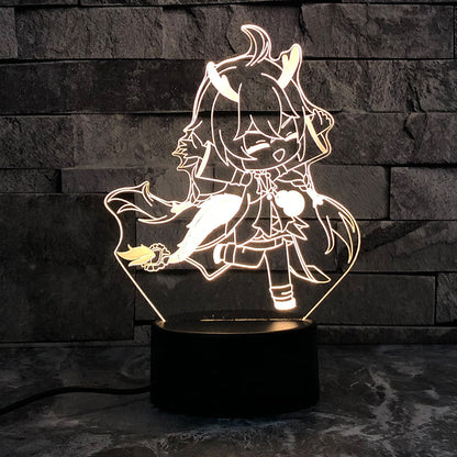 Honkai Star Rail Bailu March 7th Jing Yuan Dres Lamps ON775 KawaiiMoriStore