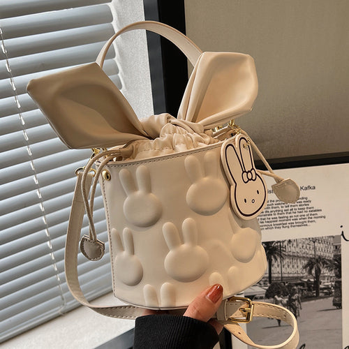 Bunny Bucket Crossbody Bag Mini Purse - Heartzcore MK Kawaii Store