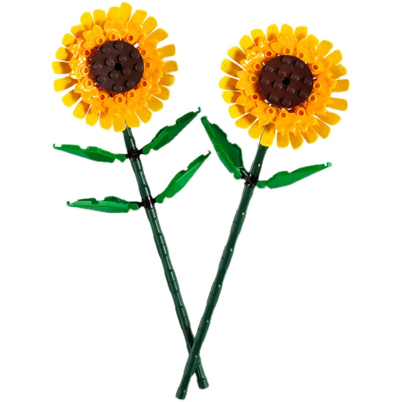 DIY Building Sunflower Blocks