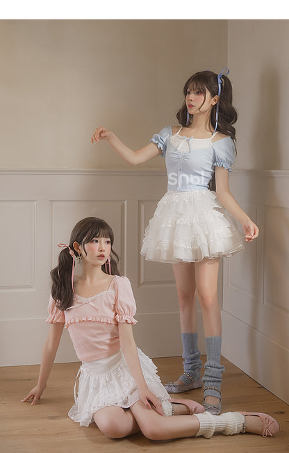 Cute Soft Dreamy Girl Pastel Outfit ON624 ONI