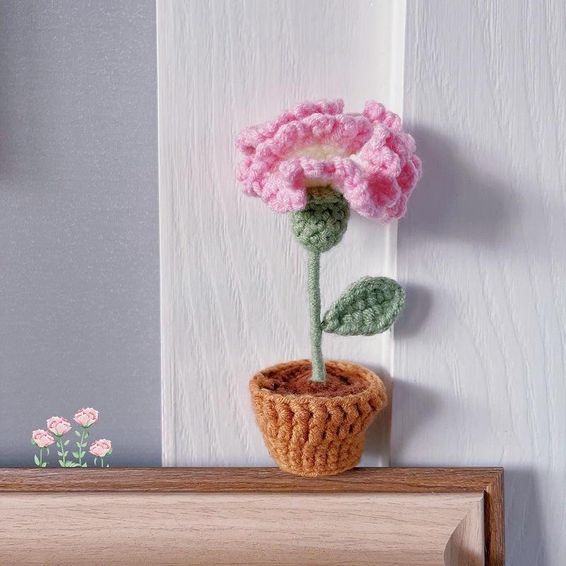 Cute DIY Mini Crochet Pot Culture Susan
