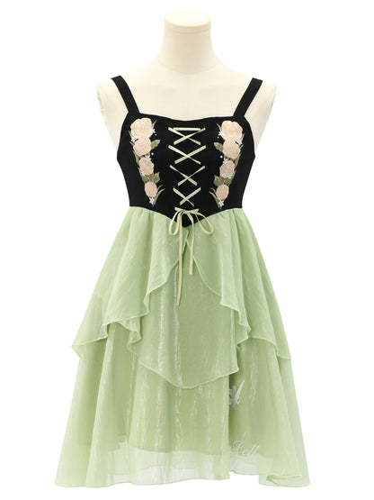 Spring Lovely Flower Girl Green Dress ON622 ONI