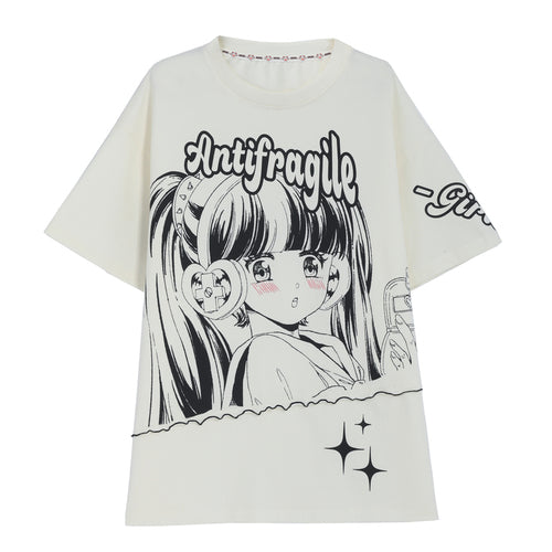 Antifragile Cute Anime Girl T-shirt ON635 KawaiiMoriStore