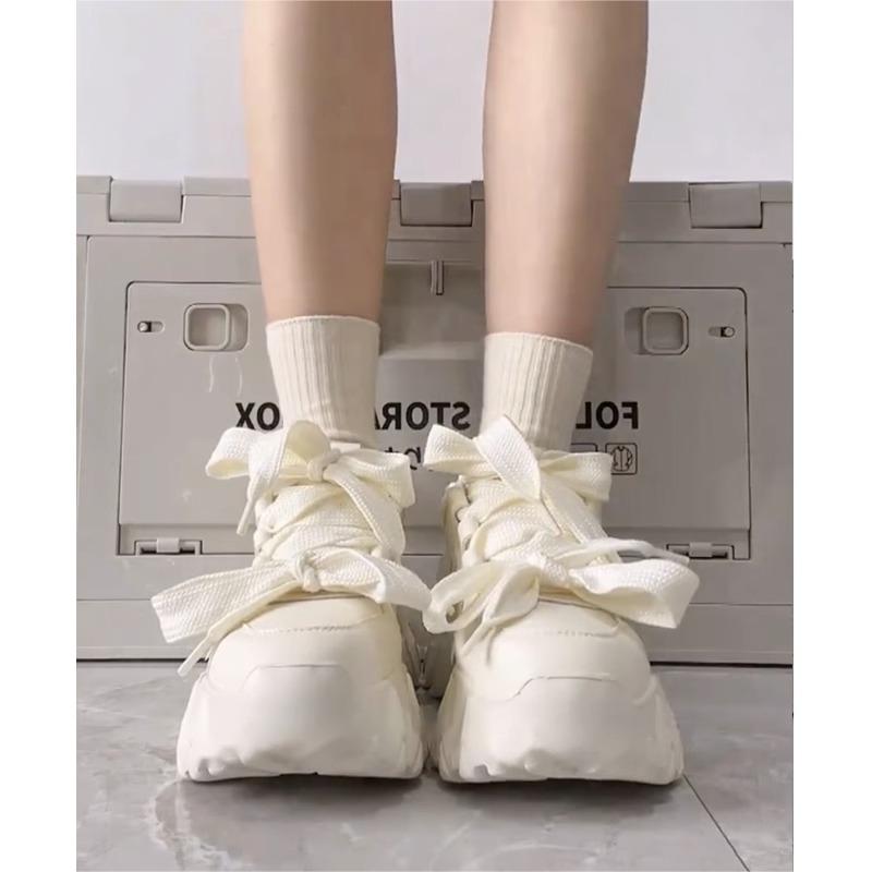 Sweet Stylish Chic White Bow Sneakers ON875 SP19145