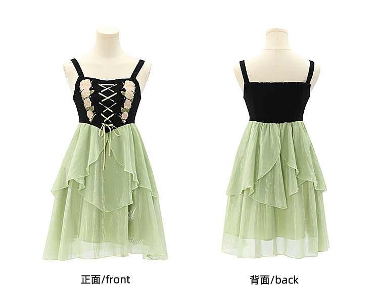 Spring Lovely Flower Girl Green Dress ON622 ONI