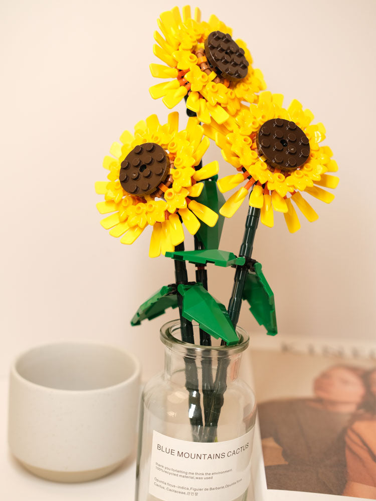 DIY Building Sunflower Blocks Susan