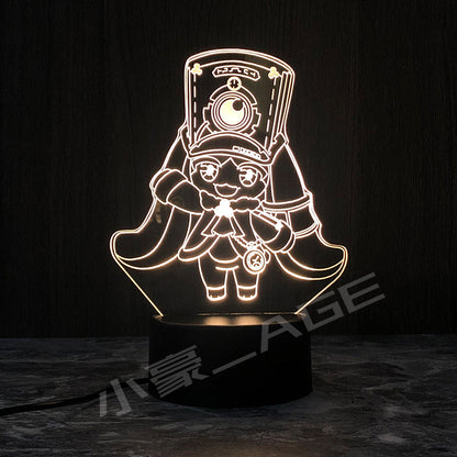 Honkai Star Rail Bailu March 7th Jing Yuan Dres Lamps ON775 KawaiiMoriStore