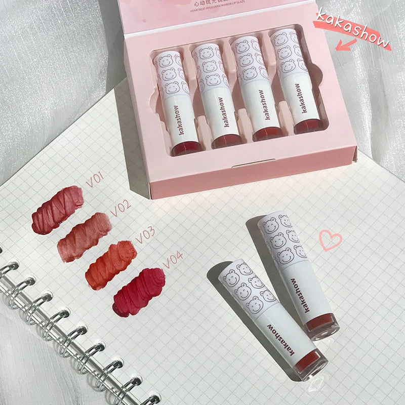 Cute Bear Mini Lip Gloss Set MK Kawaii Store