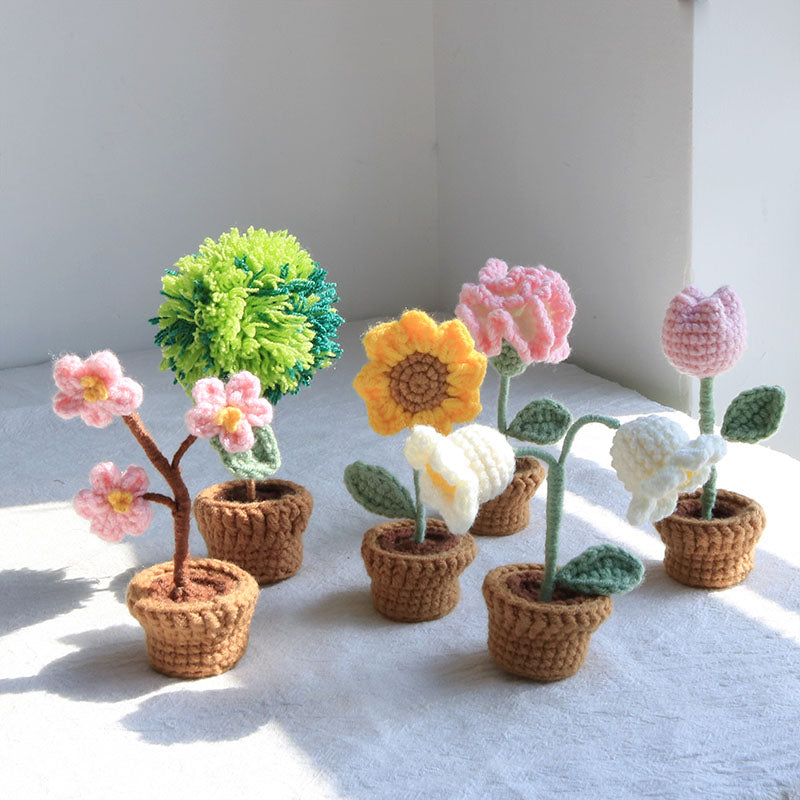 Cute DIY Mini Crochet Pot Culture Susan