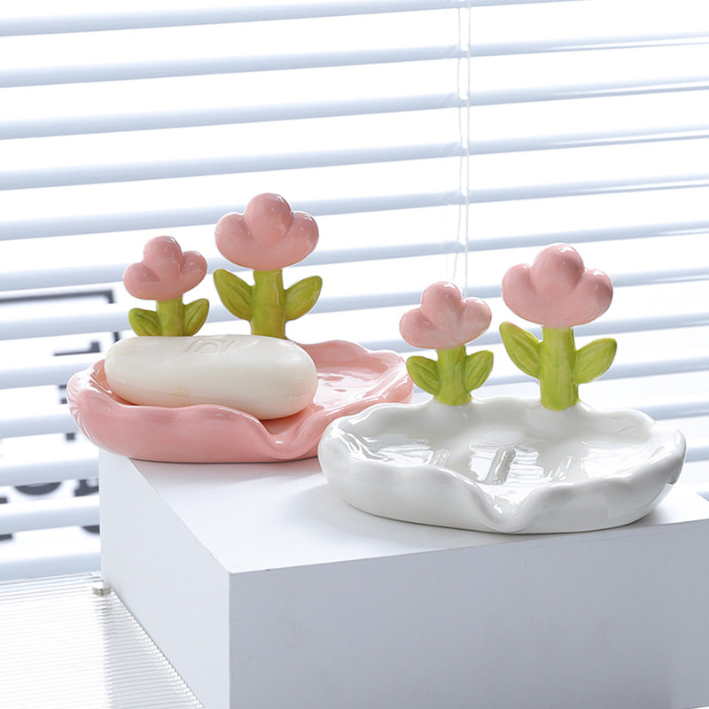 Kawayi  Flower Ceramic Plate - Kimi Kimi