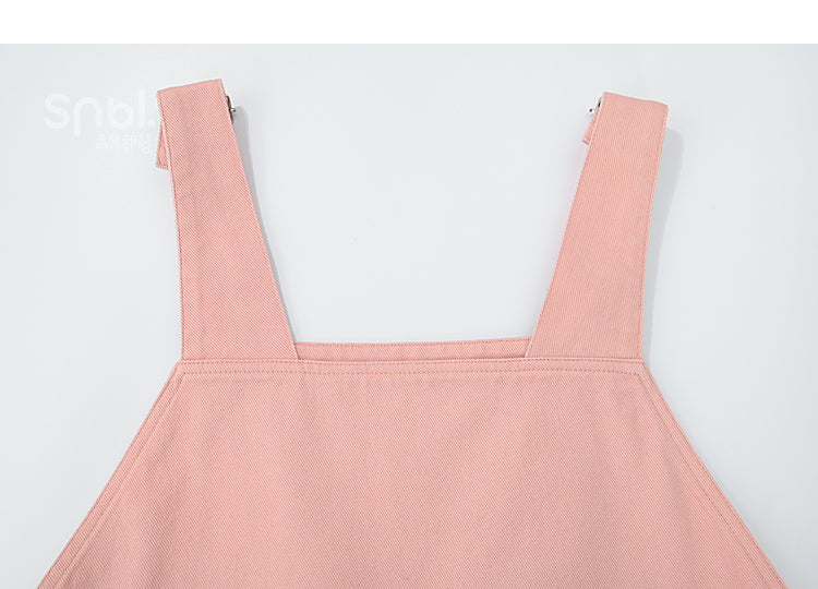 Soft Spring Pink Bears Overalls ON633 ONI