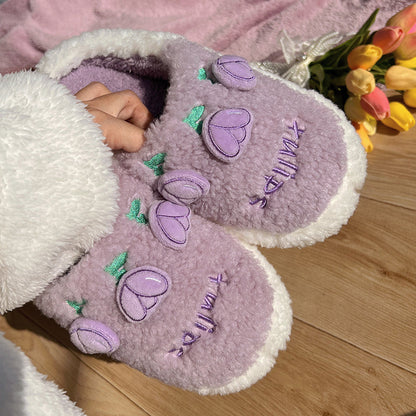 Tulip Fluffy Winter Slippers MK Kawaii Store