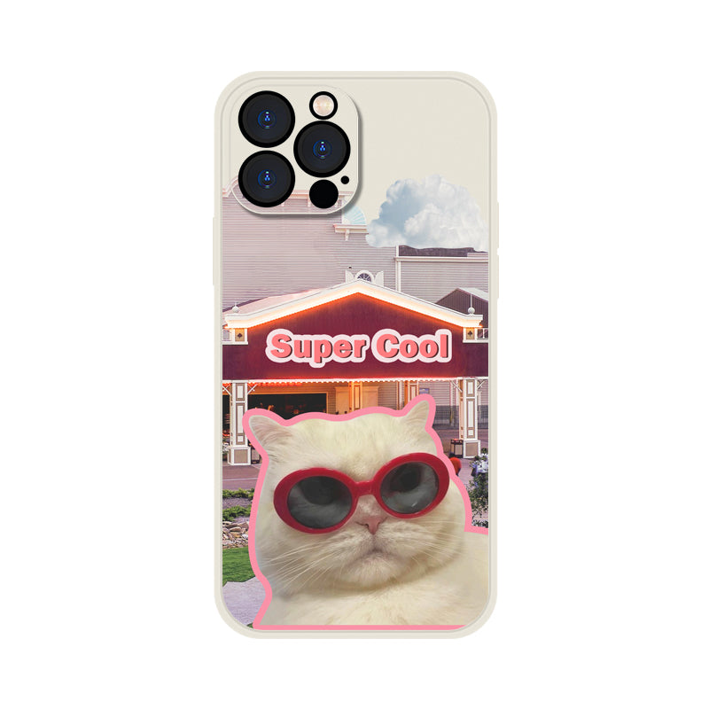 Sunglass Cat Dog Phone Case Susan