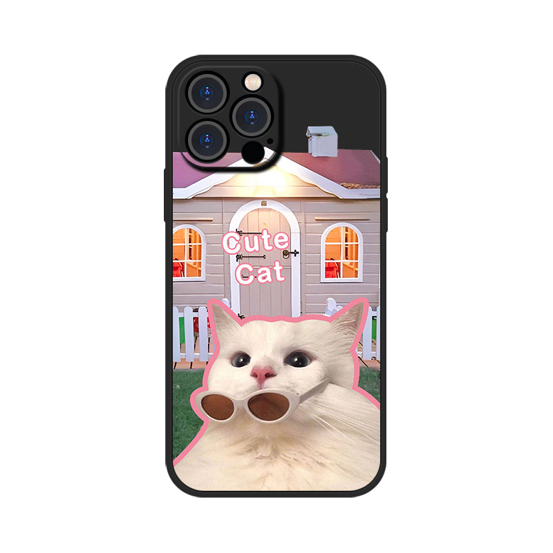 Sunglass Cat Dog Phone Case Susan