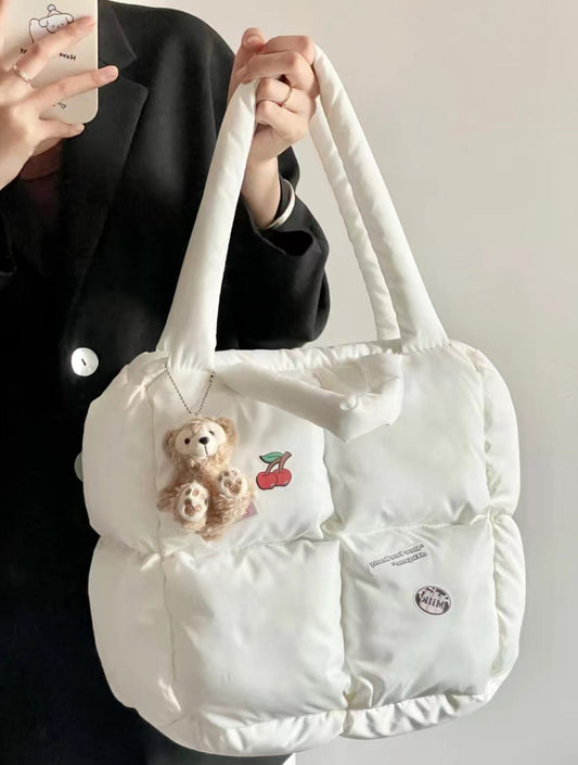 Cute Puffy Tote Bag Kawaii - Heartzcore