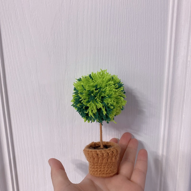 Kawaii DIY Mini Crochet Pot Culture Susan
