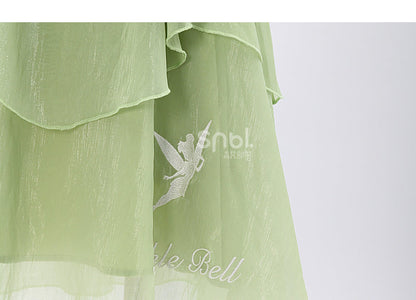 Spring Lovely Flower Girl Green Dress ON622 MK Kawaii Store