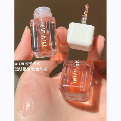 Cute Mini Square Transparent Lip Gloss MK Kawaii Store