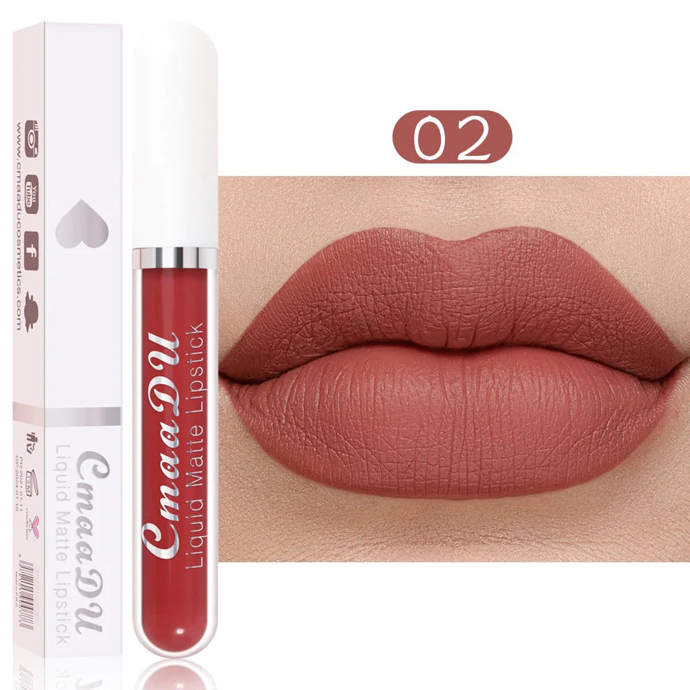 18-Color Waterproof Long-lasting Lip Gloss MK19072 MK Kawaii Store
