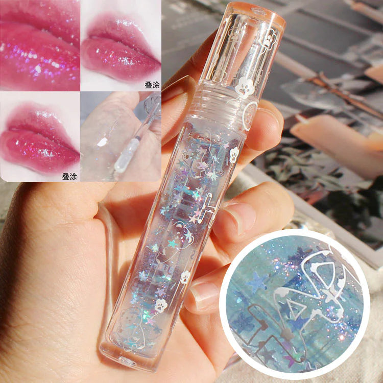 Colorless Glitter Mirror Lip Gloss MK18748