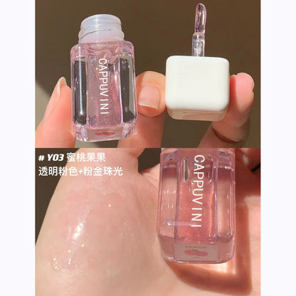 Cute Mini Square Transparent Lip Gloss MK Kawaii Store