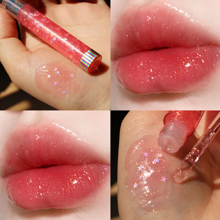 Colorless Glitter Mirror Lip Gloss MK18748