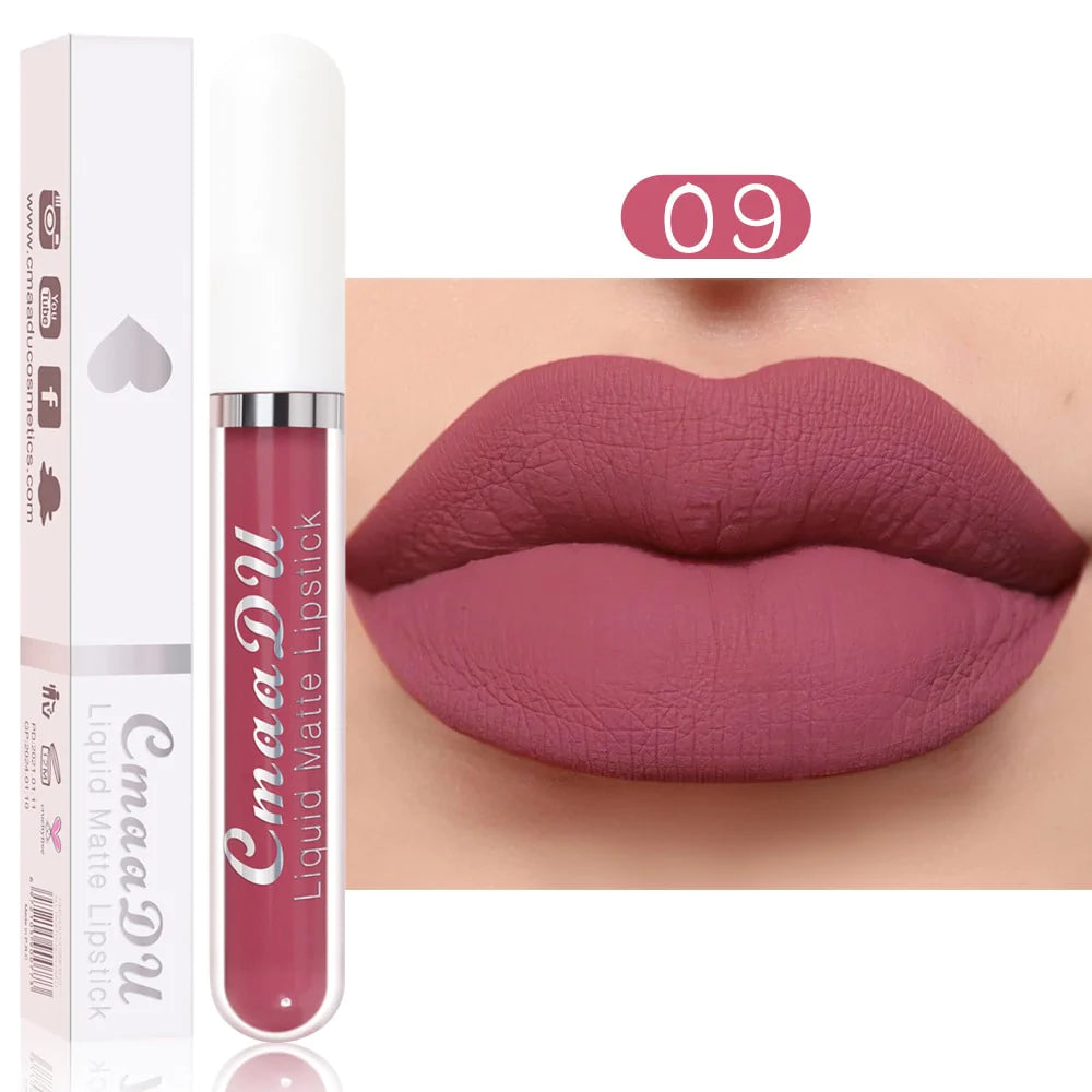18-Color Waterproof Long-lasting Lip Gloss MK19072 MK Kawaii Store