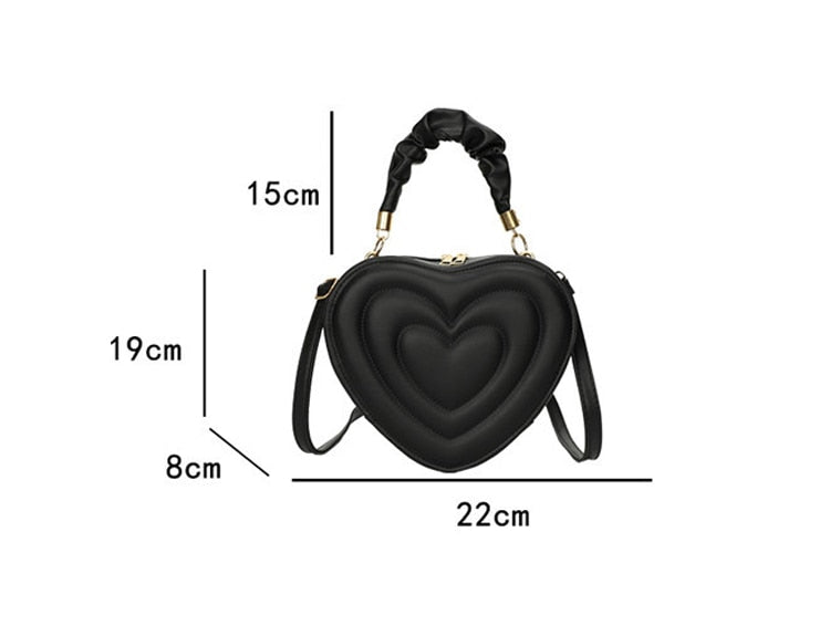 Heart Shaped Purse Bag - Heartzcore Heartzcore