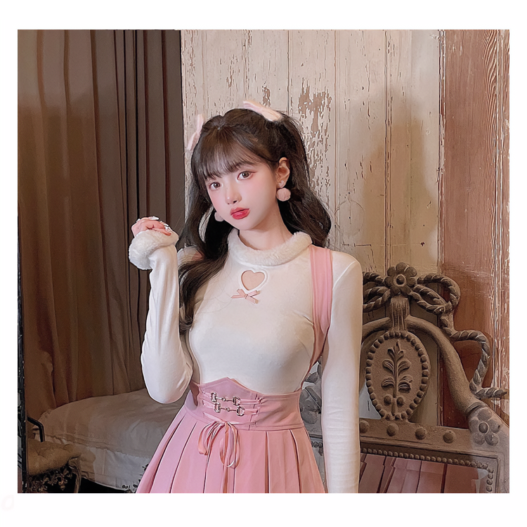 Heart Sweet Pastel Sexy Mini Dress MK18733 MK Kawaii Store